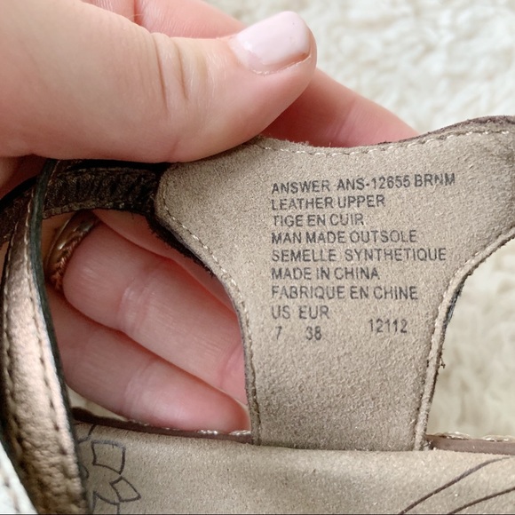 Taos Sandals size 7 EUR 38 - Picture 7 of 8